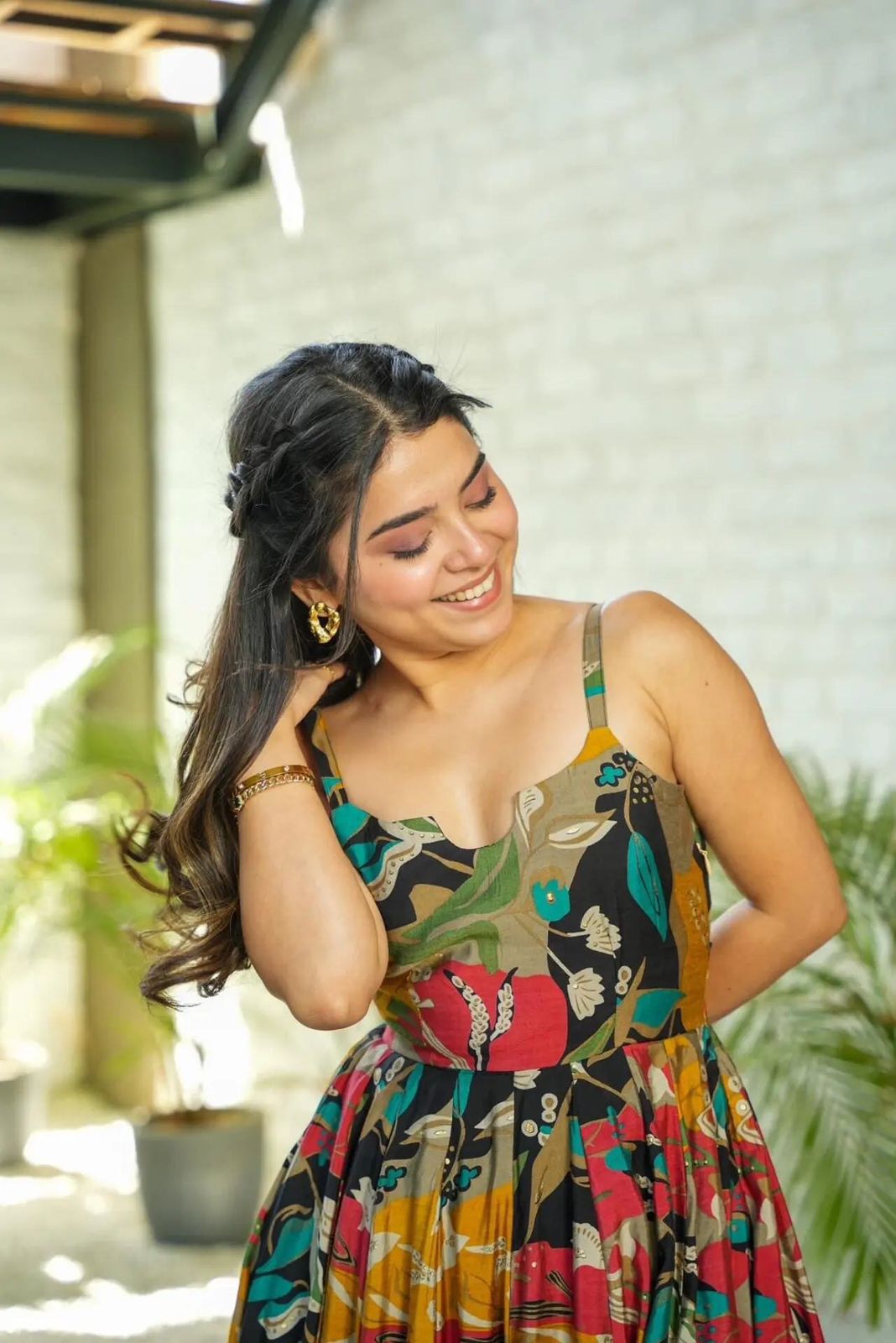 Aurevia Wild Muse Tiered Maxi Dress